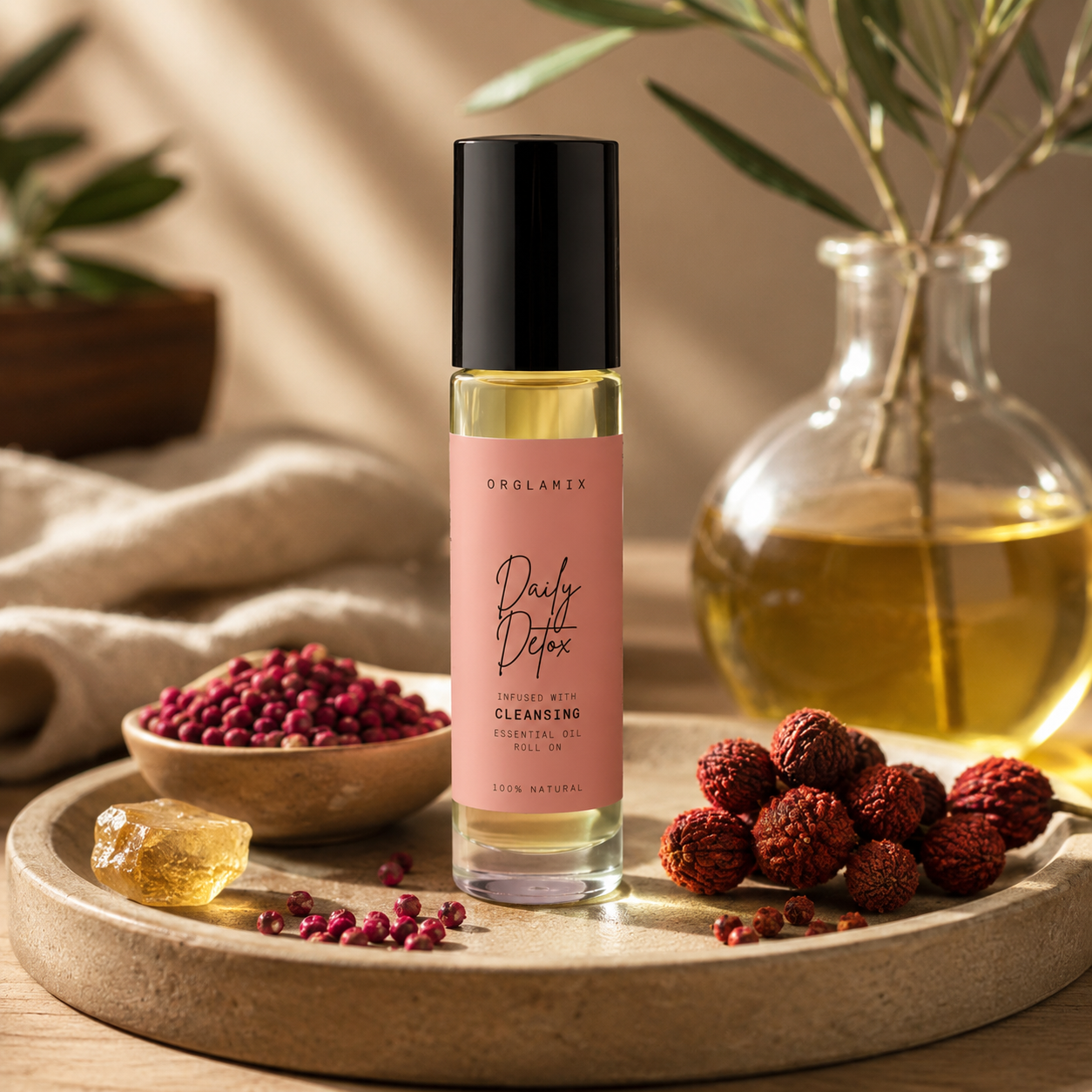 roll on, roller, essential oil, detox oil, detox essential oil roller, detox roll on, relieve headaches, relieve nausea, relieve sore muscles, antioxidant