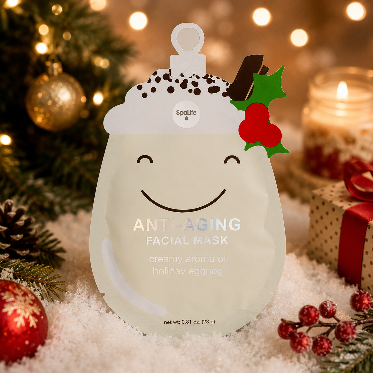 Holiday Eggnog Anti-Aging Facial Mask