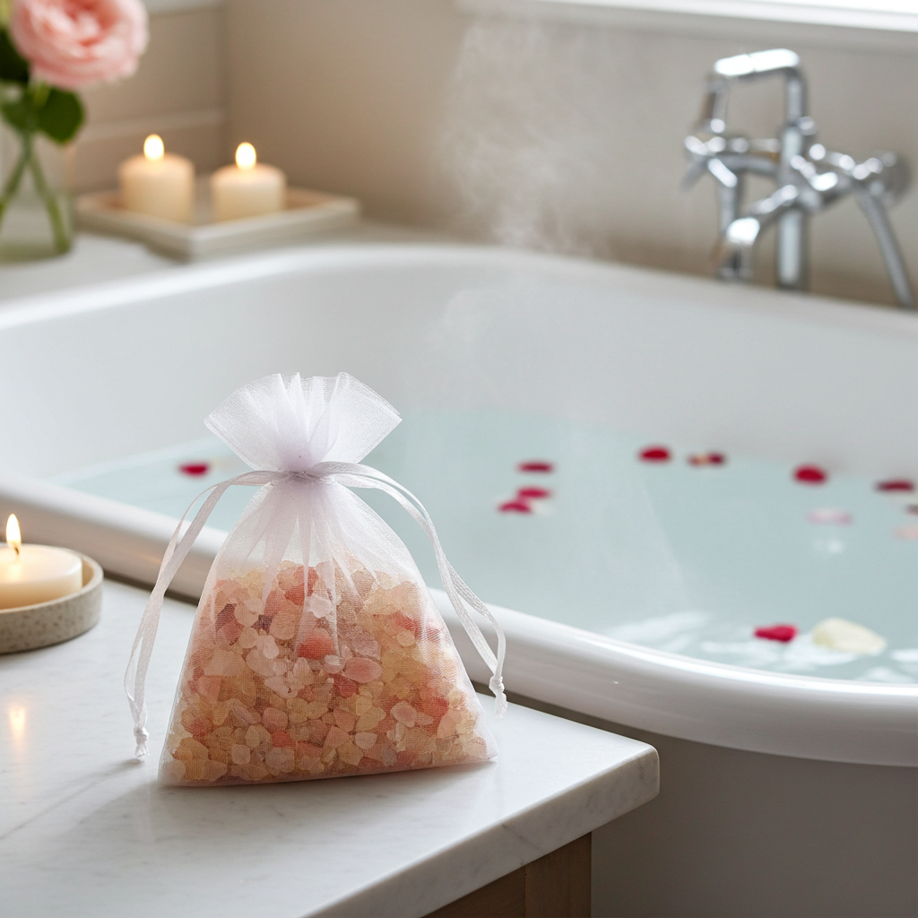 bath soak, bath salts, Himalayan salt, muscle recovery, bubble bath