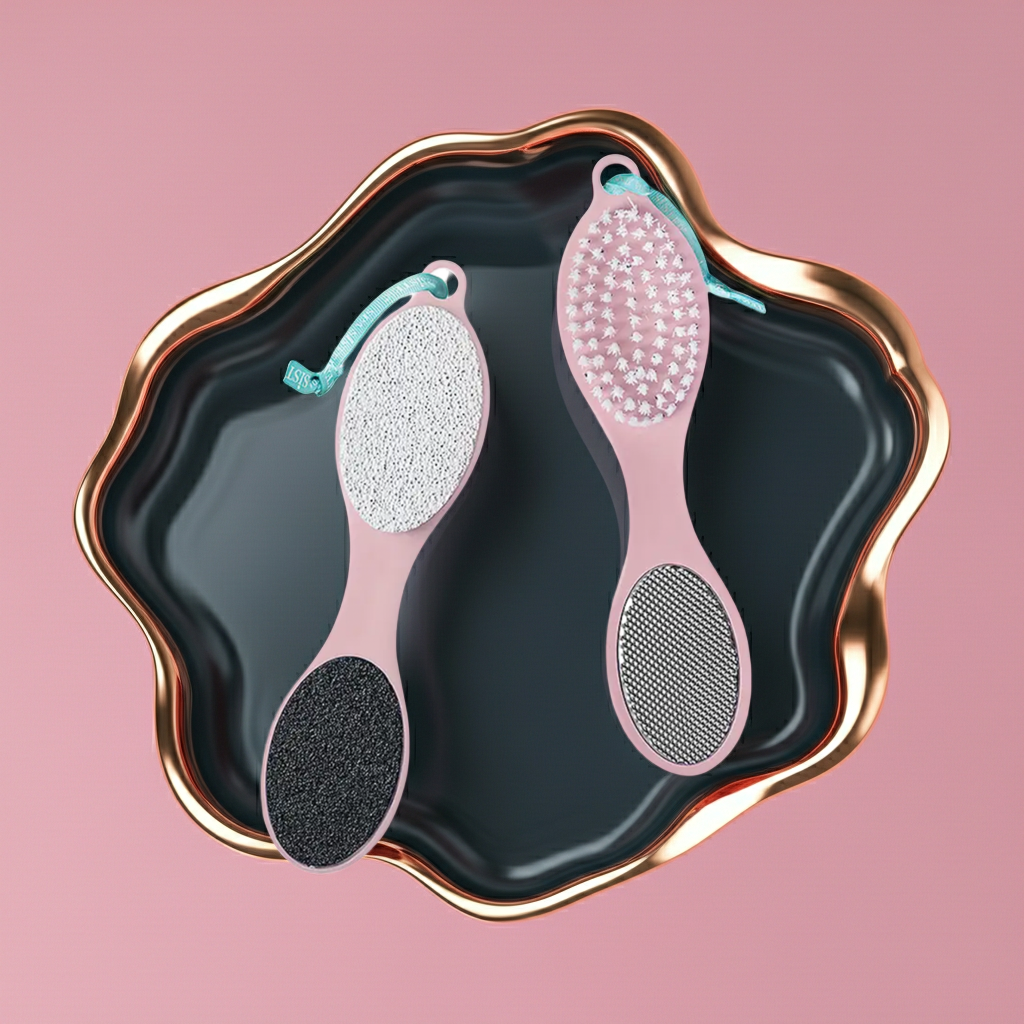 foot scrubber, foot smoother, pedicure smoother, remove calluses, at home pedicure
