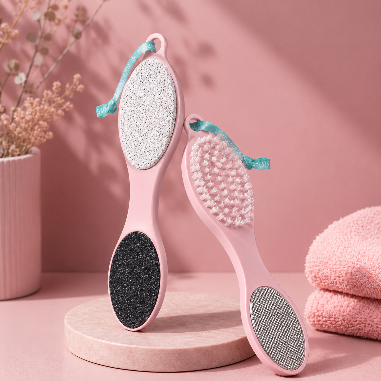 foot scrubber, foot smoother, pedicure smoother, remove calluses, at home pedicure