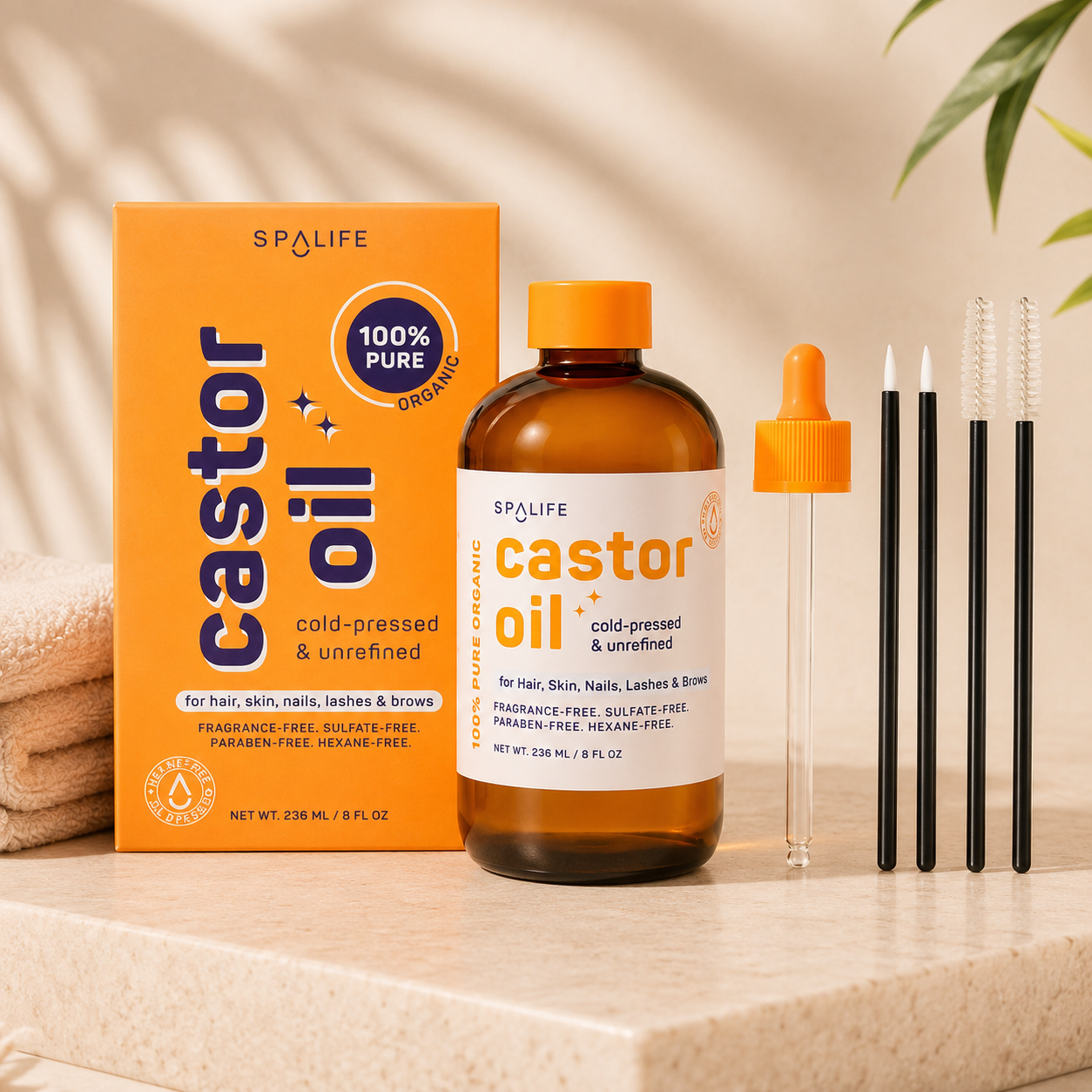 pure castor oil, organic wellness, cold-pressed castor oil, hair growth, healthy skin, strong nails, healthy lashes, lash growth