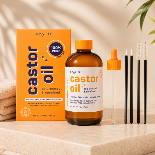 pure castor oil, organic wellness, cold-pressed castor oil, hair growth, healthy skin, strong nails, healthy lashes, lash growth