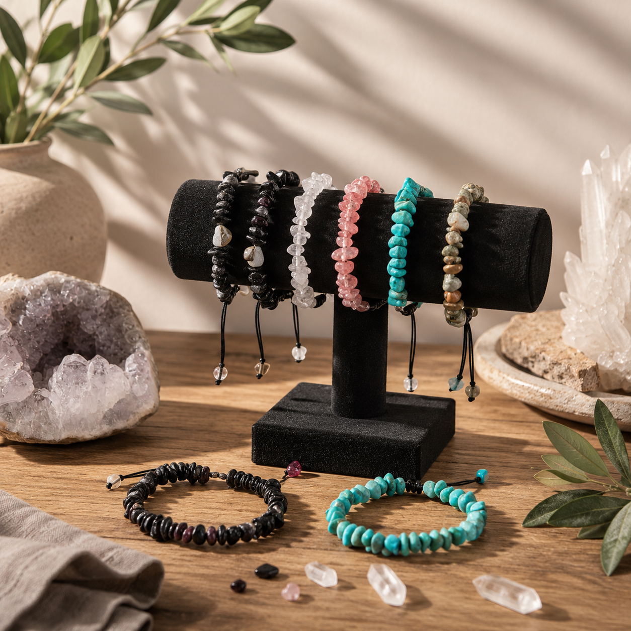 crystal bracelet, accessories, energy healing bracelet, crystal magic