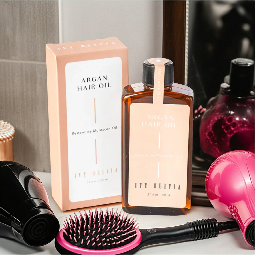 argan hair oil, styling oil, hair styling, Moroccan hair oil, argan oil