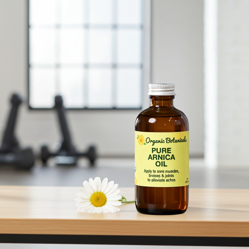 pure arnica oil, muscle soreness relief, relieve sore joints, body recovery oil