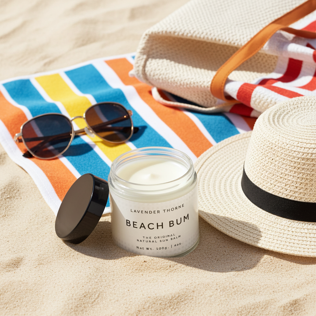 natural sunscreen, organic skincare, summer essential, sun protection, sun balm