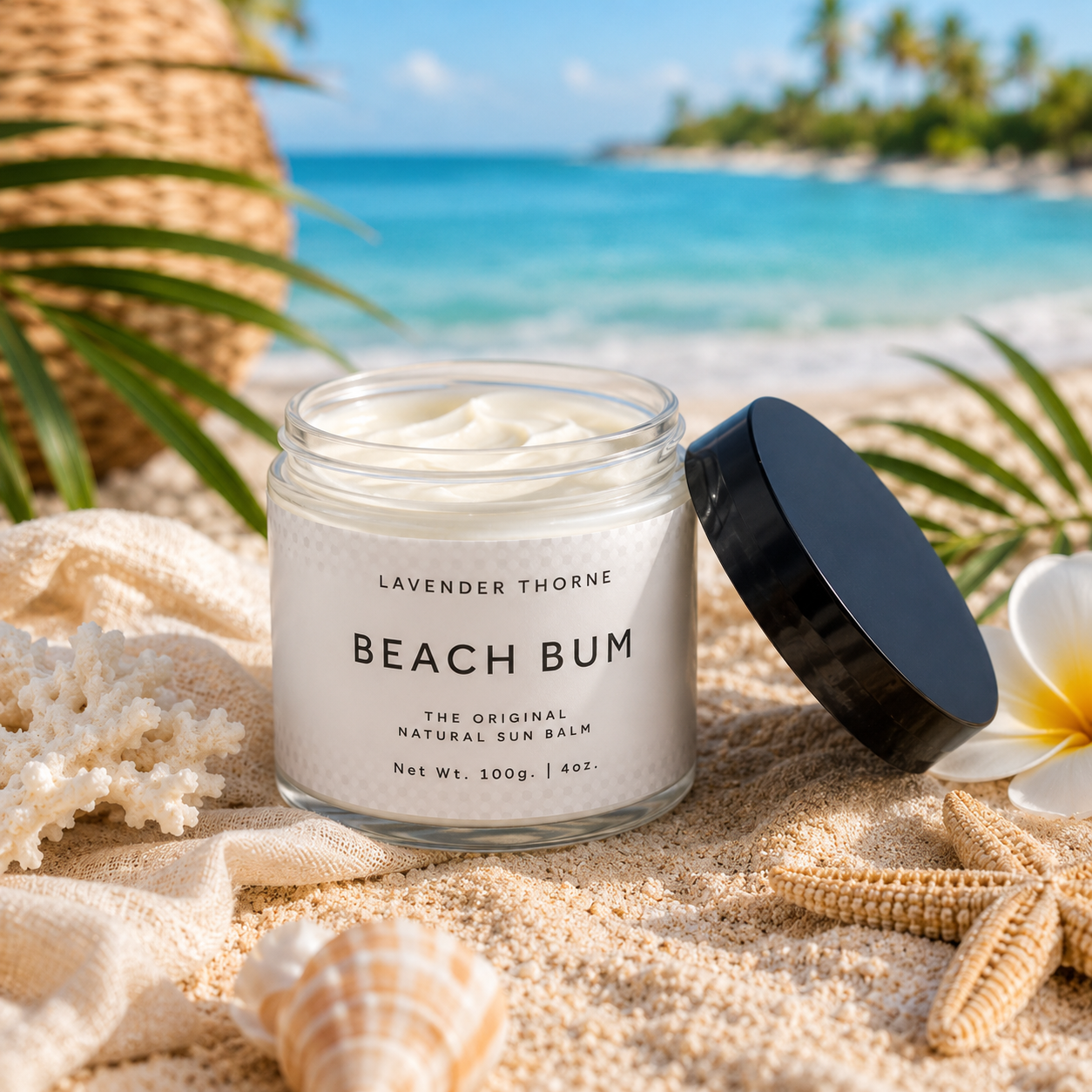 all natural sunscreen, sun protection, non-toxic sun care, sun balm, beach day essential, travel-friendly skincare