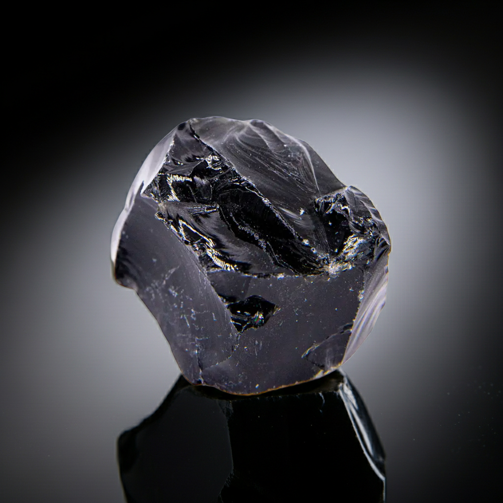 black obsidian crystal, crystal magic, raw crystal, gemstone, energy healing