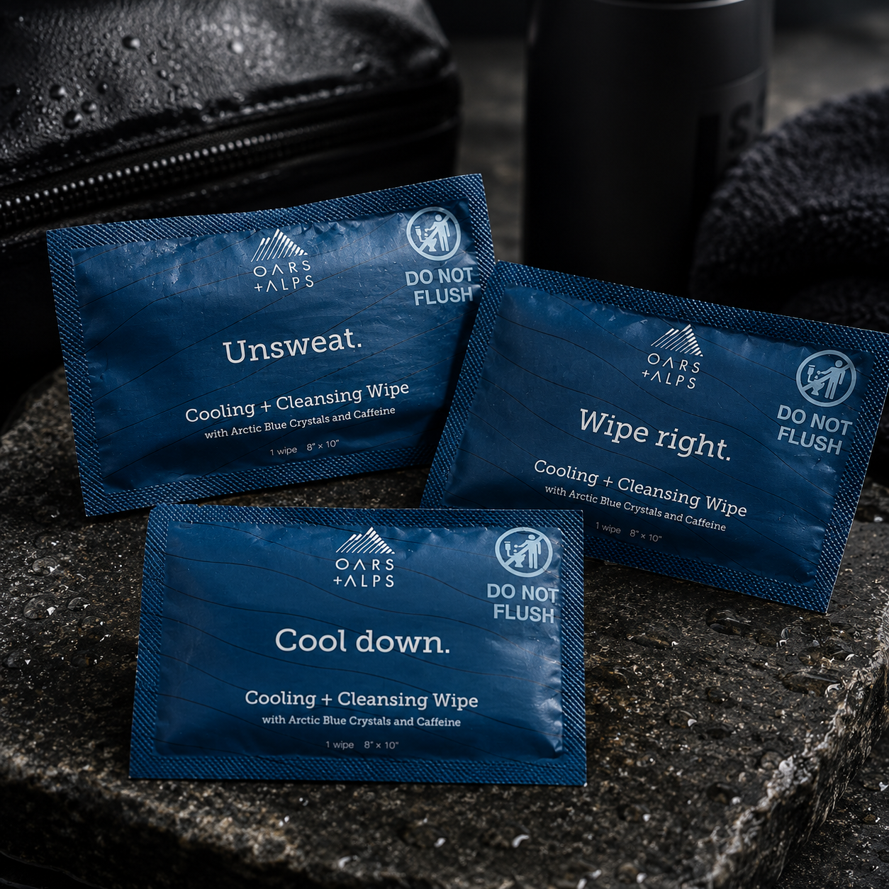 post workout cleansing wipes, exfoliating wipes, mens grooming, cooling wipes, quick refresh essentials, post gym essentials, post golf essentials