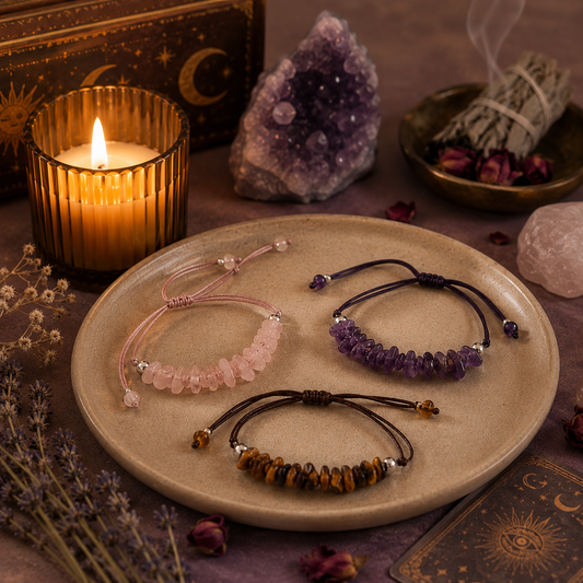 crystal bracelet, accessories, energy healing bracelet, crystal magic