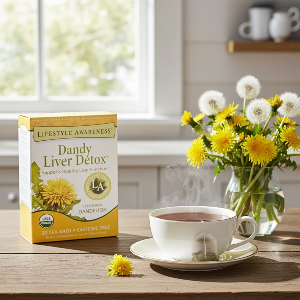 organic tea, herbal tea, detox tea, dandy liver tea, cleansing tea, healthy liver function