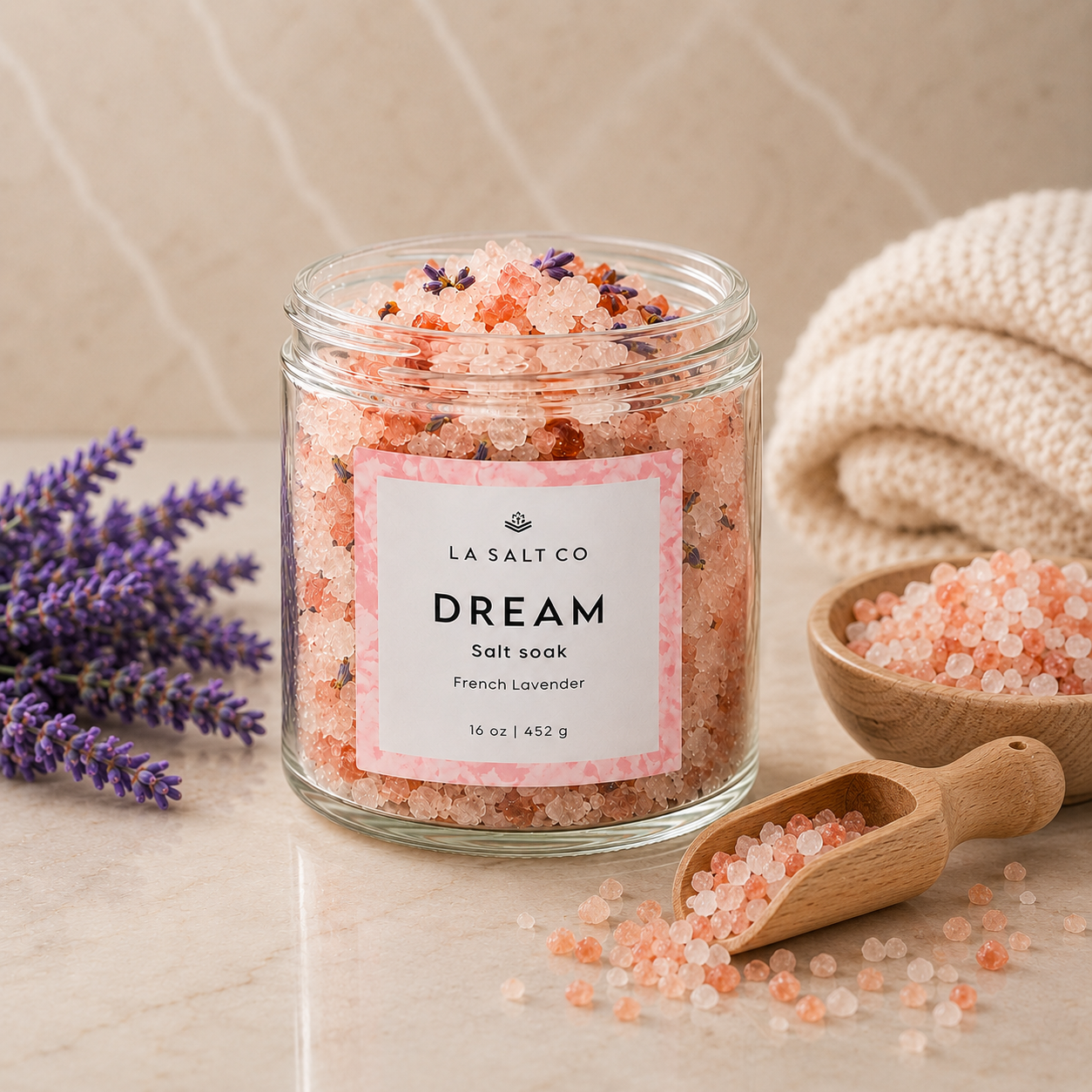 bath salts, Himalayan pink salts, spa bath, lavender bath, magnesium chloride, muscle recovery bath