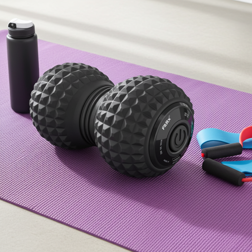 FitRx, massage roller, vibrating massage roller, recovery tools, muscle recovery, fitness recovery, workout recovery, foam rolling, foam roller