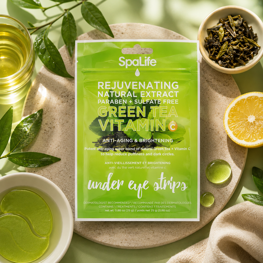 under eye treatments, green tea, vitamin C, Korean skincare, K-beauty, anti-aging and brightening