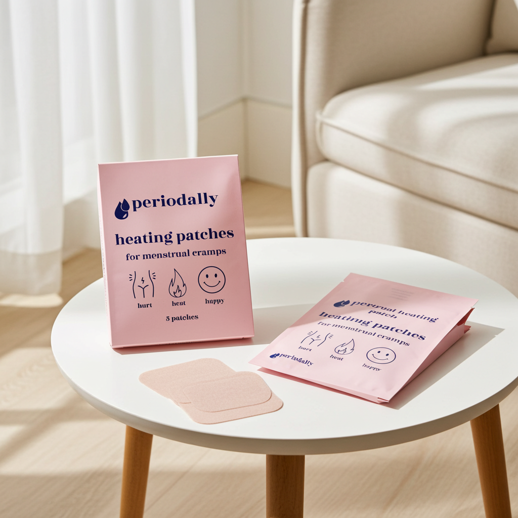 heating patches, menstrual cramp relief, period care, heating pad