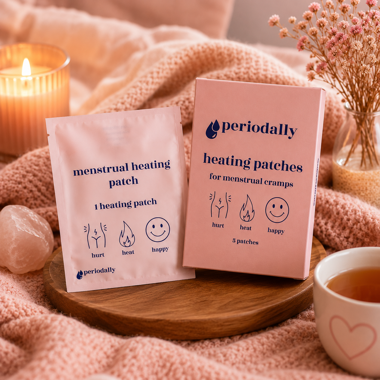 heating patches, menstrual cramp relief, period care, heating pad