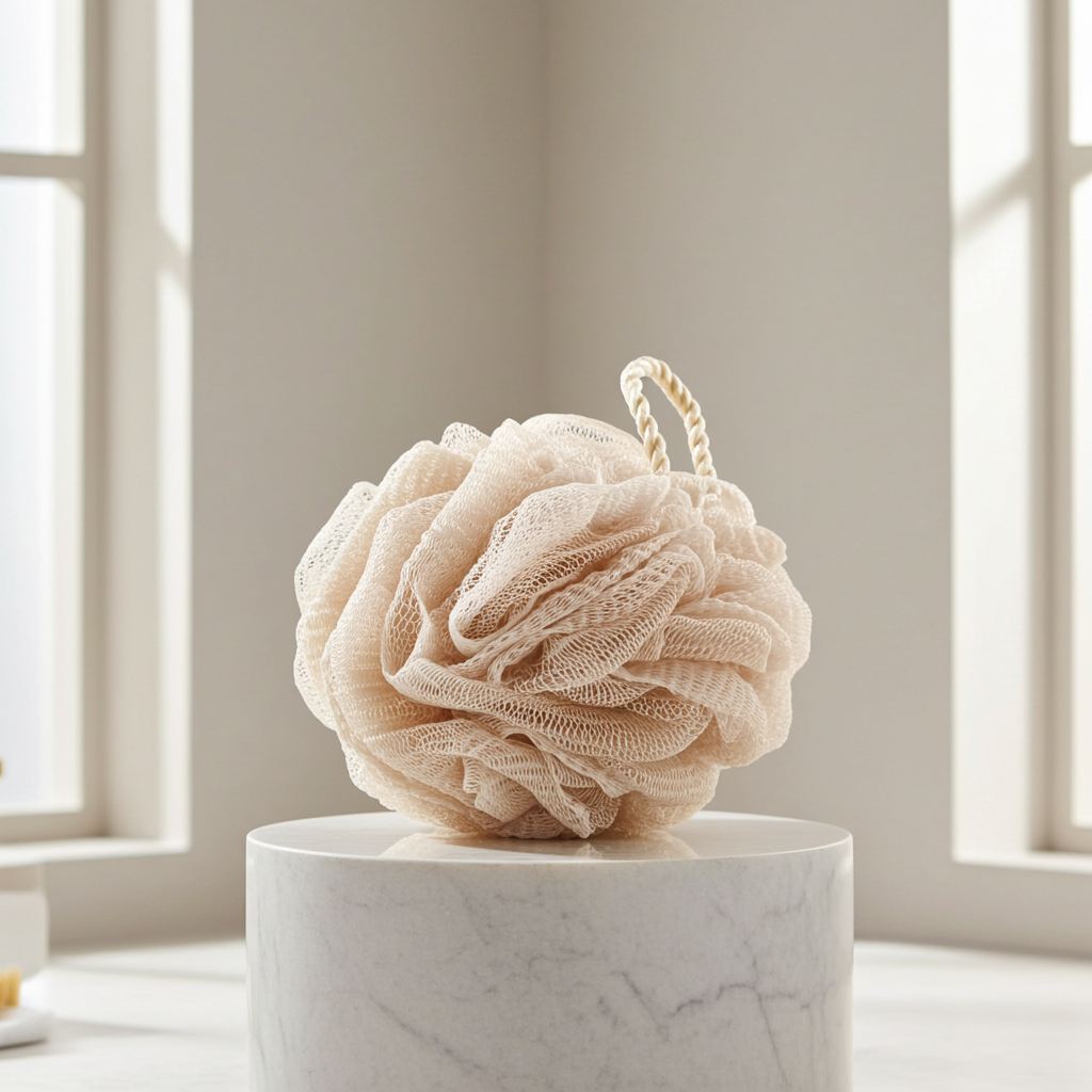 jumbo loofah, oversized loofah, bath sponge, spa sponge, exfoliate, cleanse