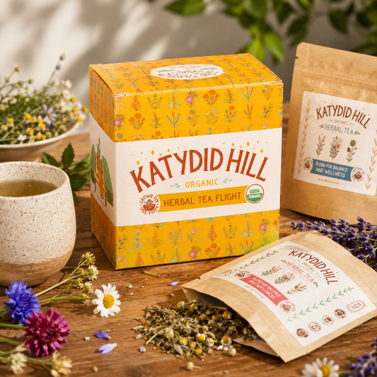 herbal loose leaf tea, tea flight, wellness tea
