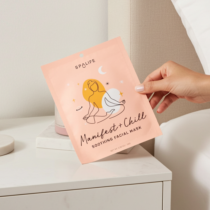 Spa Life face mask, sheet mask, facial mask, soothing, hydrating, Korean skincare, K-beauty products, clean skincare