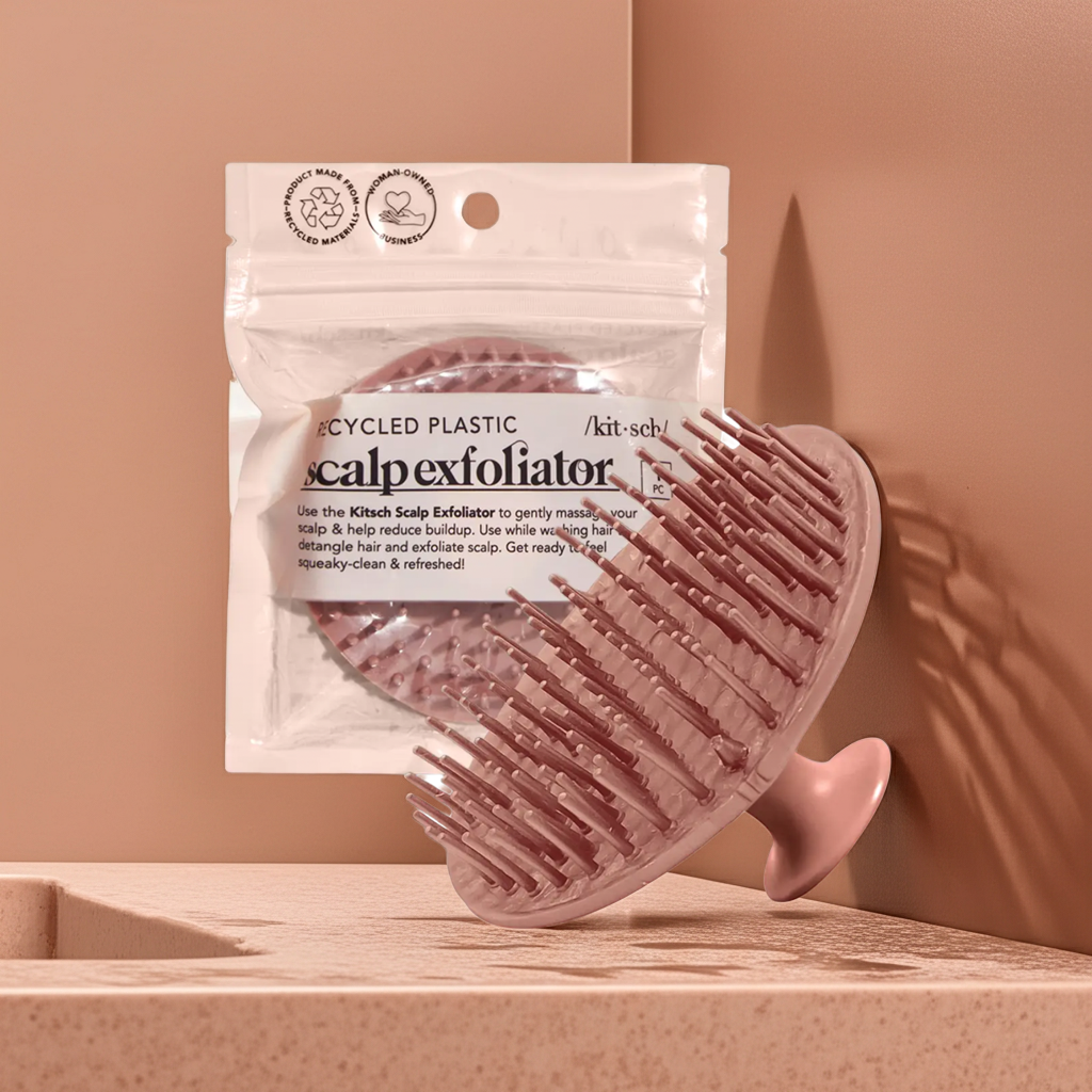 scalp exfoliator, educe buildup, stimulate hair growth, hair products, hair tools