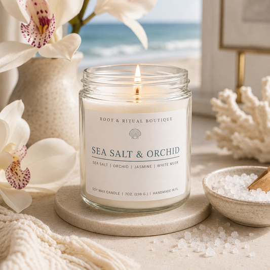 Sea Salt & Orchid Soy Candle