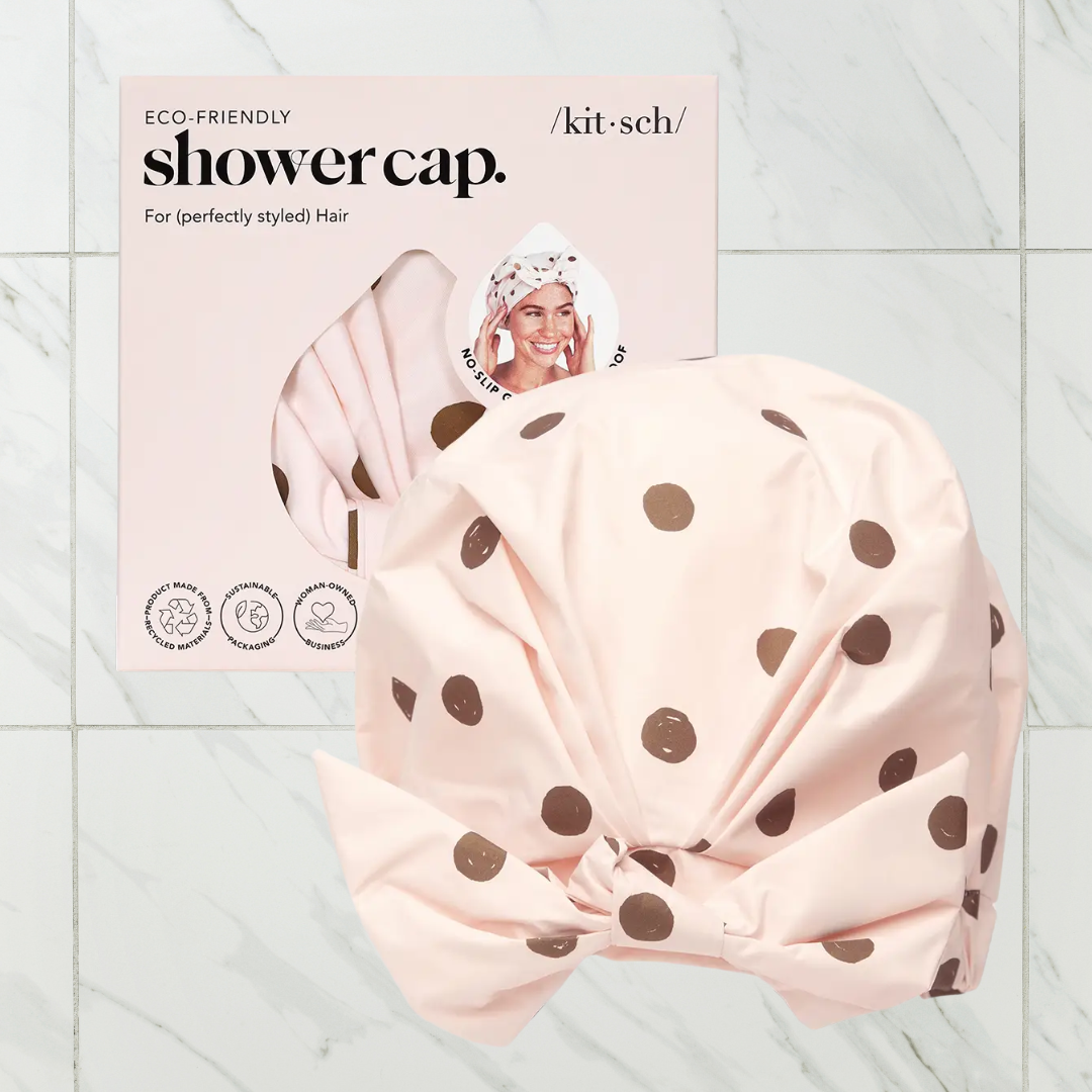 shower cap, no hair wash days