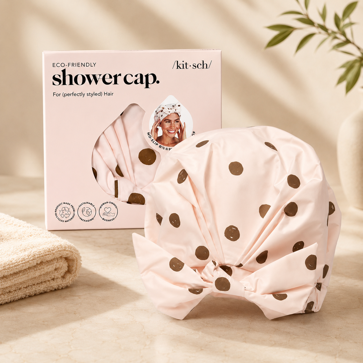 shower cap, no hair wash days