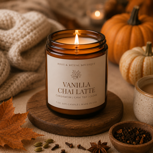 Vanilla Chai Latte Soy Candle