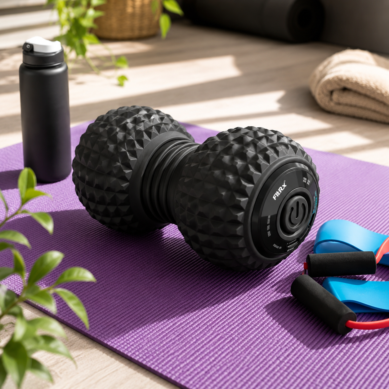 FitRx, massage roller, vibrating massage roller, recovery tools, muscle recovery, fitness recovery, workout recovery, foam rolling, foam roller
