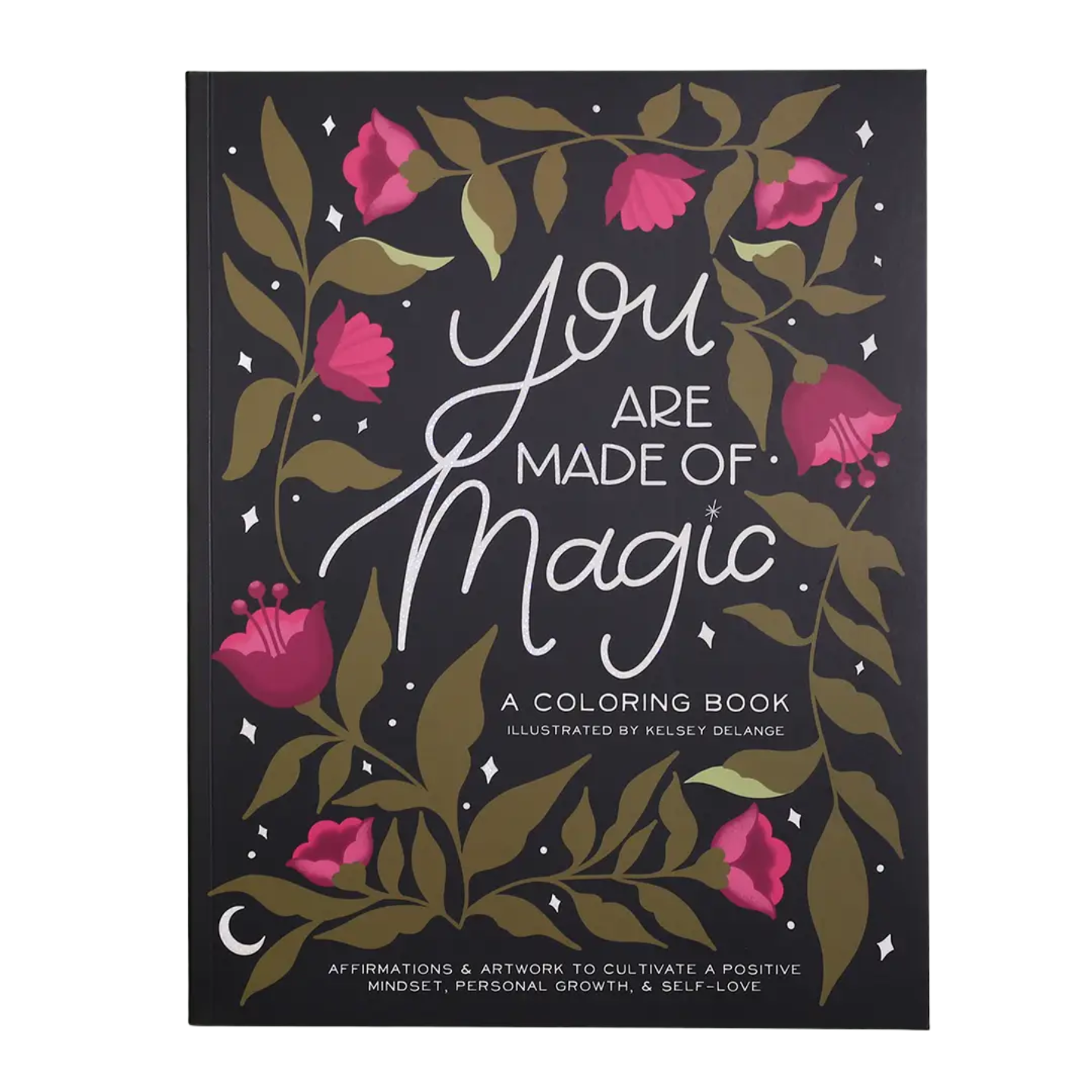 coloring book, adult coloring pages, affirmations